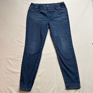 Eileen Fisher Organic Cotton Denim Pull-on Jeggings Size M Medium